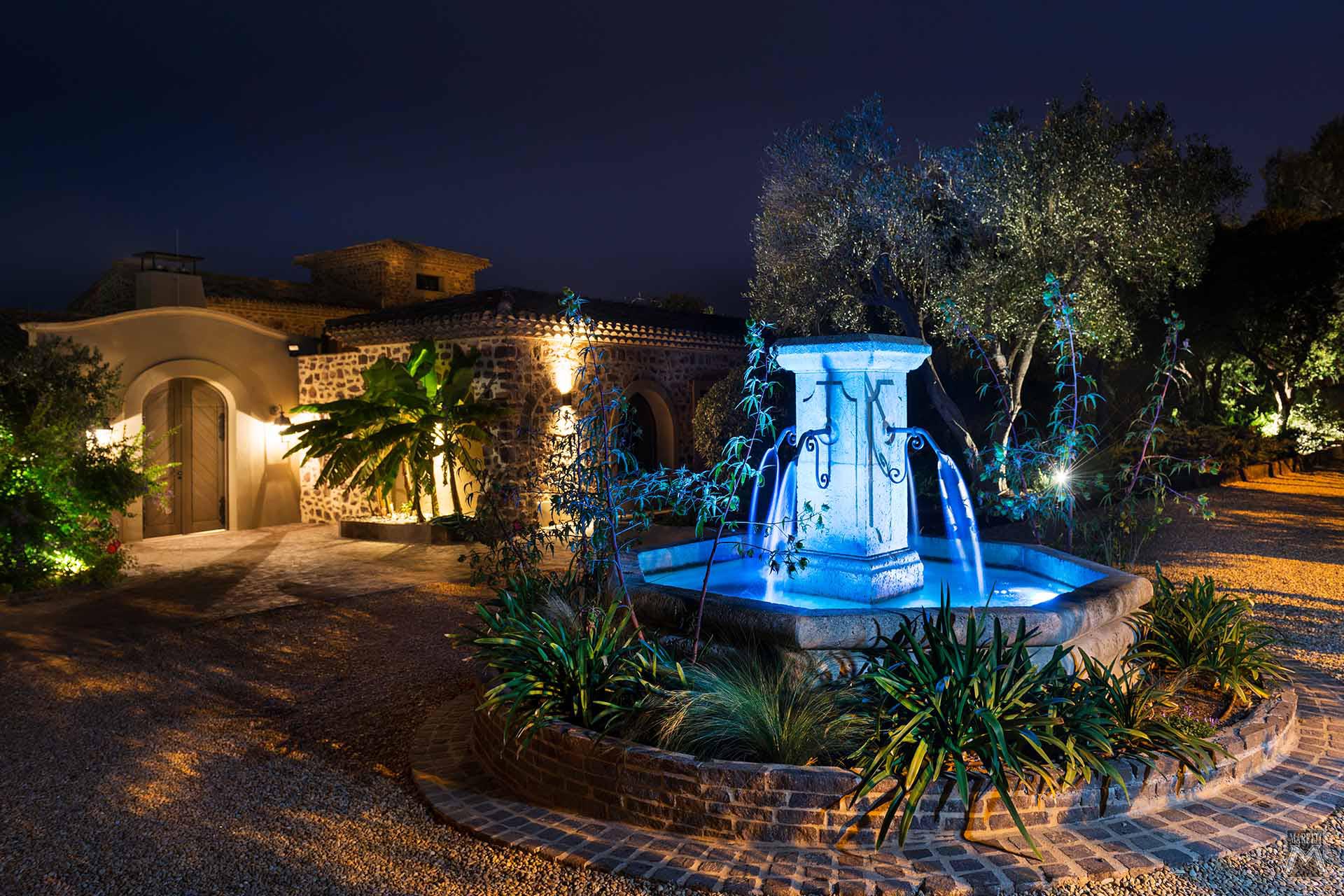 Projectverlichting International Cunac Villa St Maxime Frankrijk