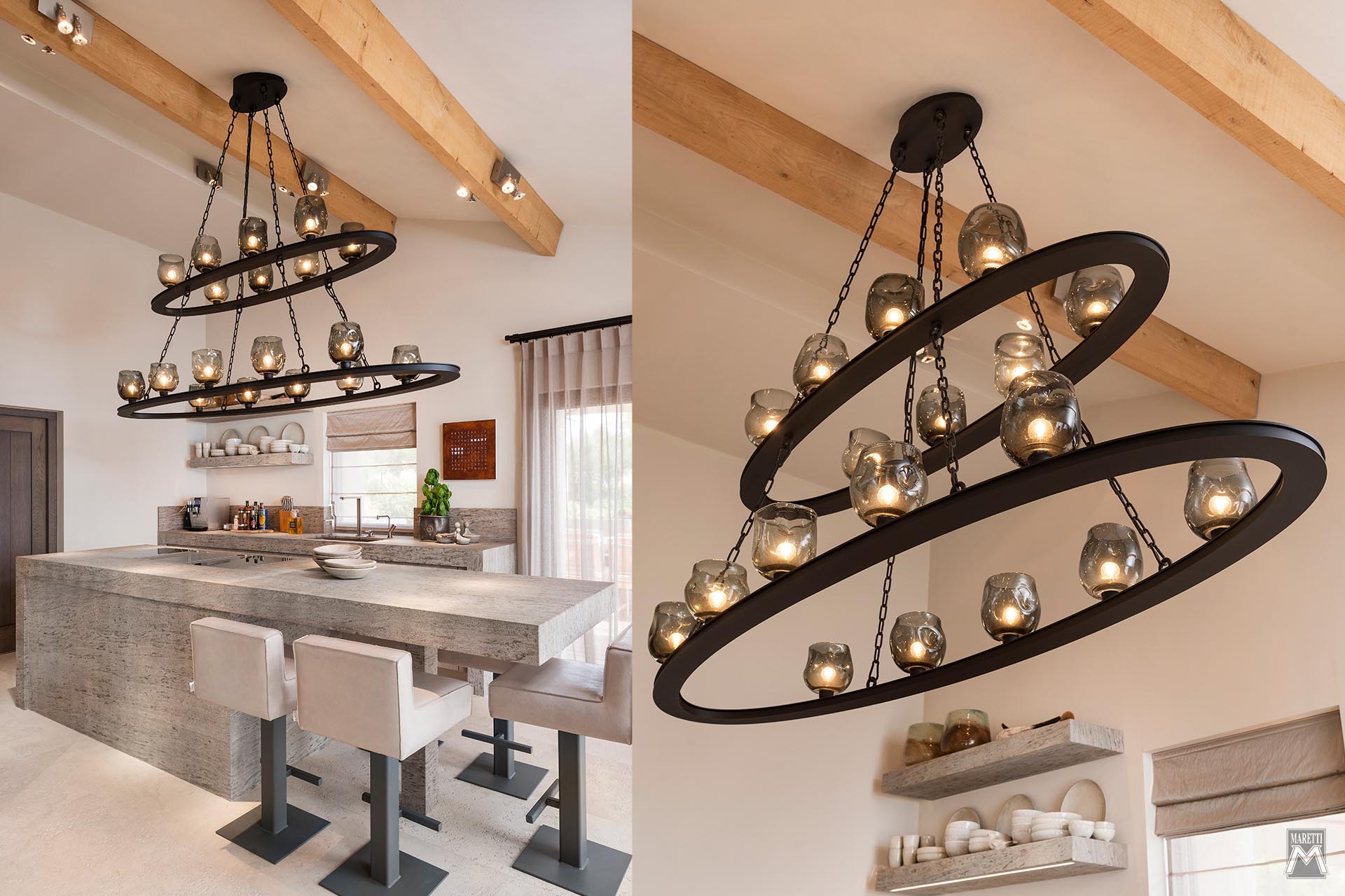 Projectverlichting International Cunac Villa St Maxime Frankrijk