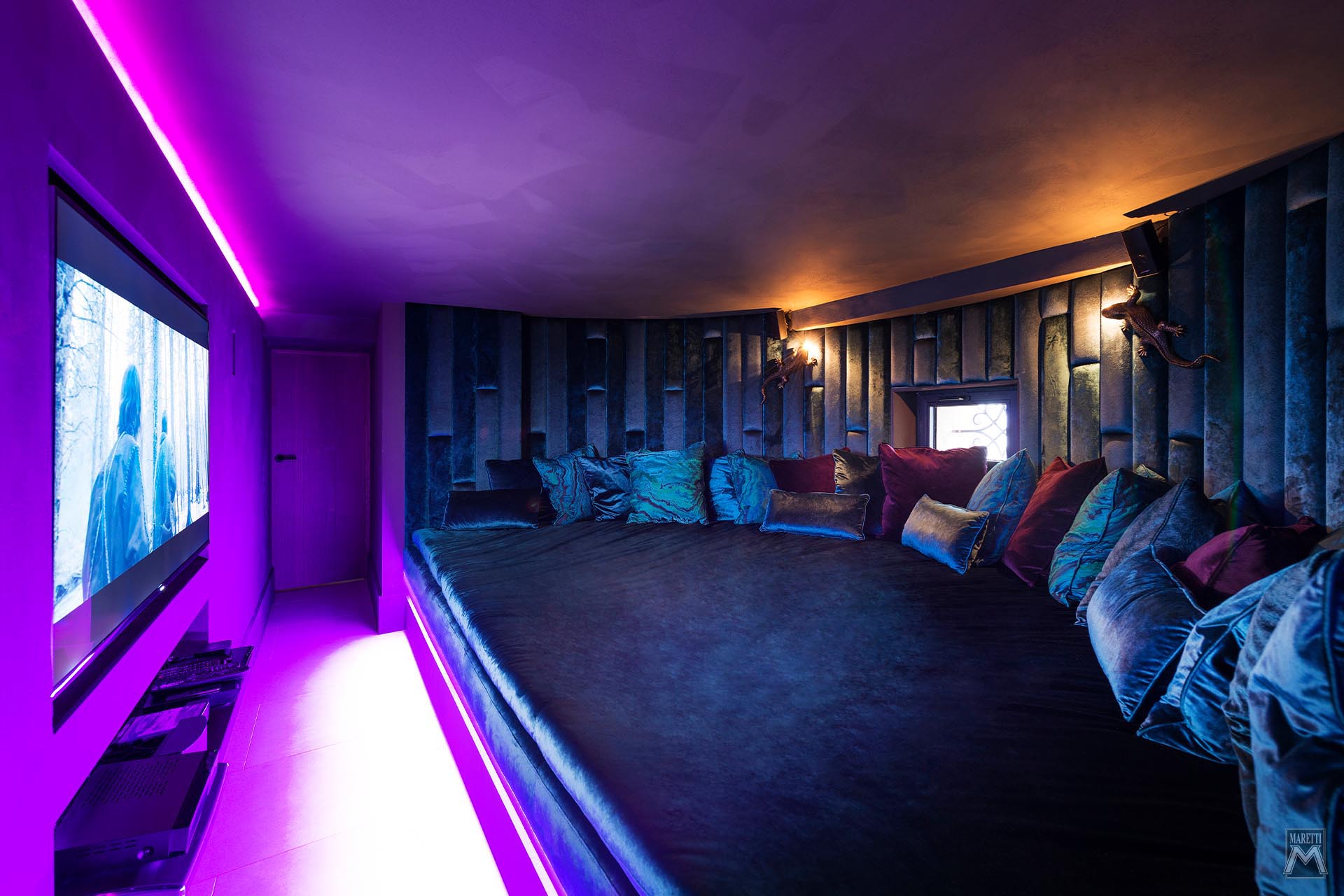 Projectverlichting International Cunac Villa St Maxime Frankrijk