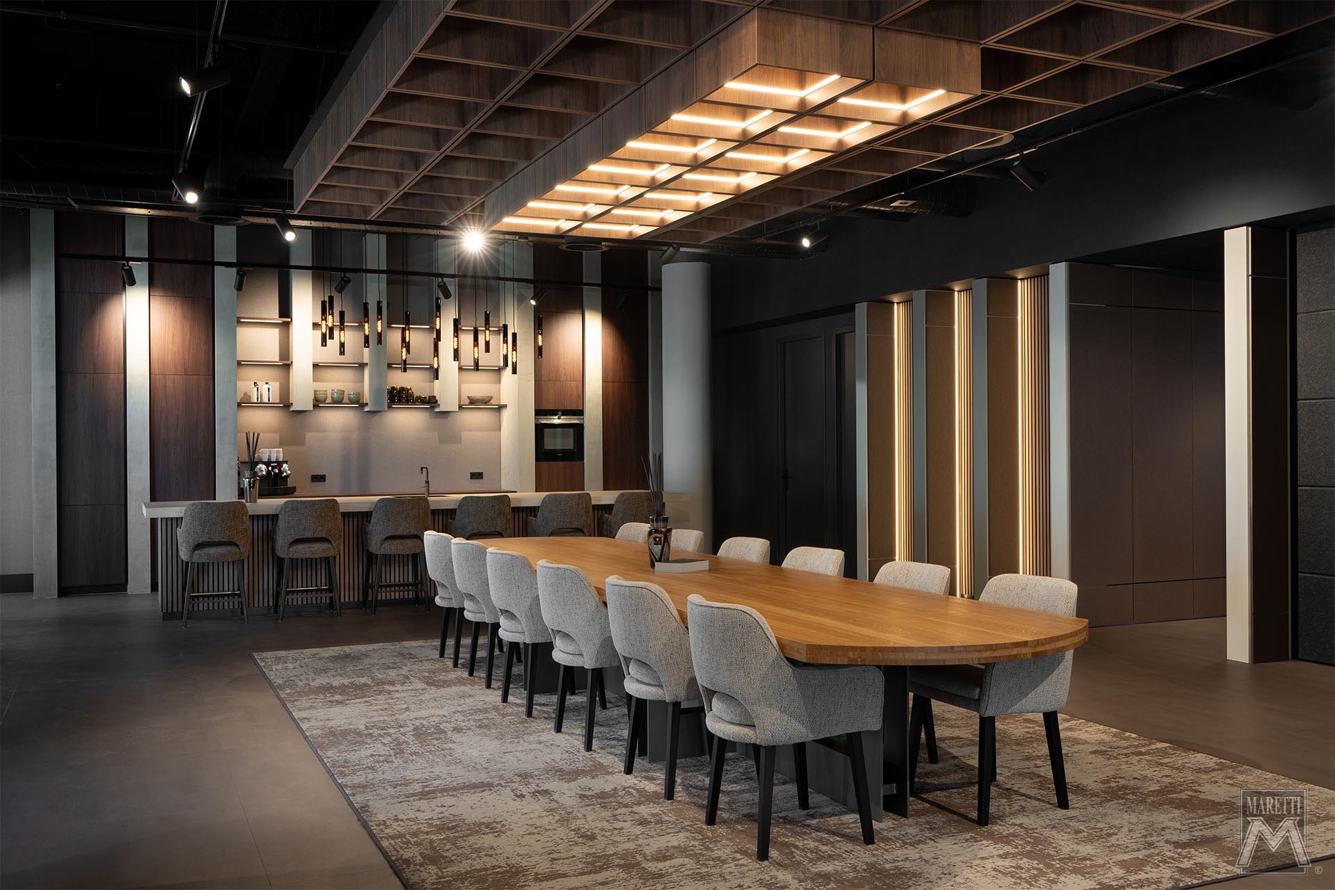 Projectverlichting Kantoor Leskens Interior Maretti-Lighting