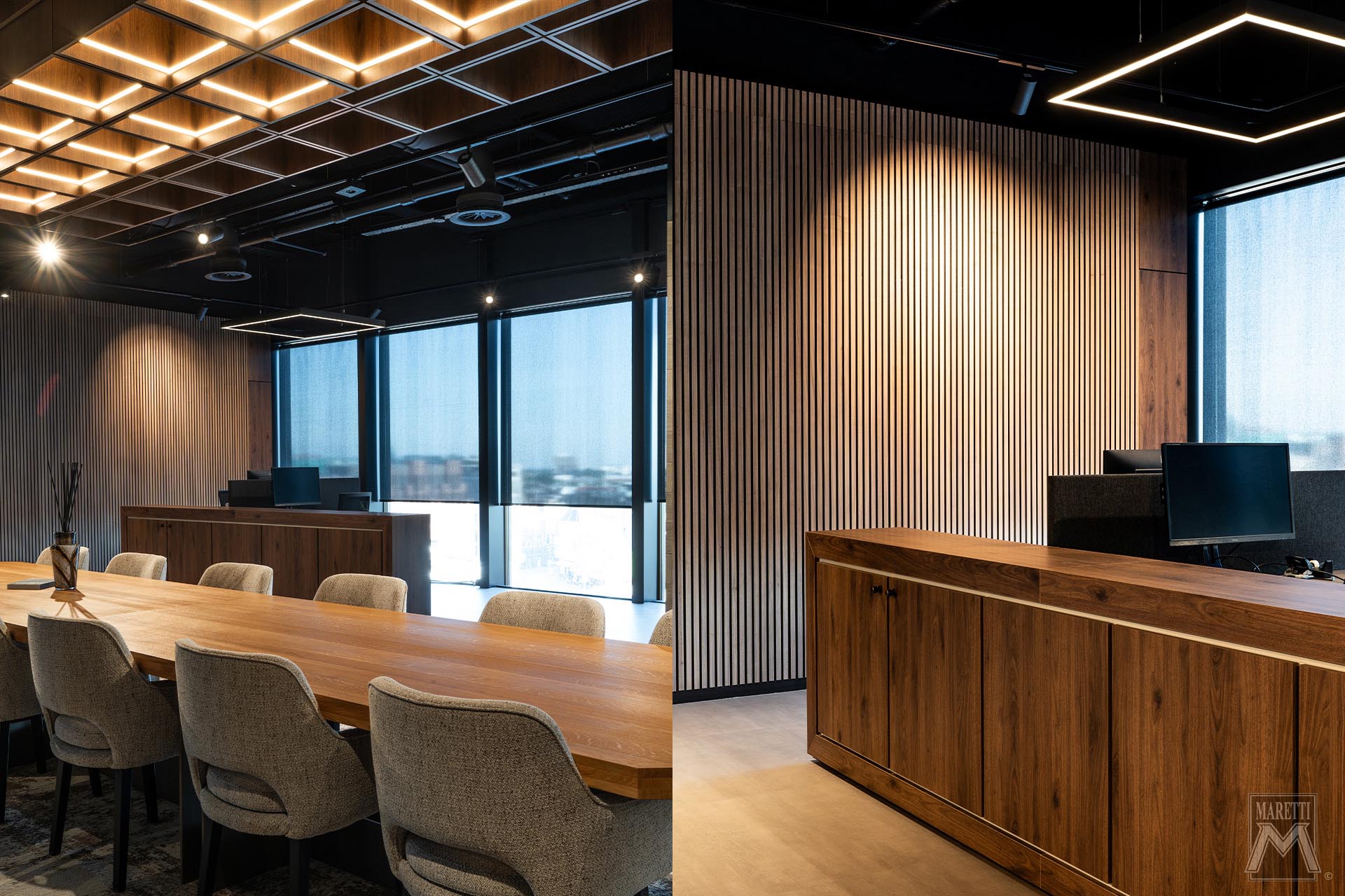 Projectverlichting Kantoor Leskens Interior Maretti-Lighting