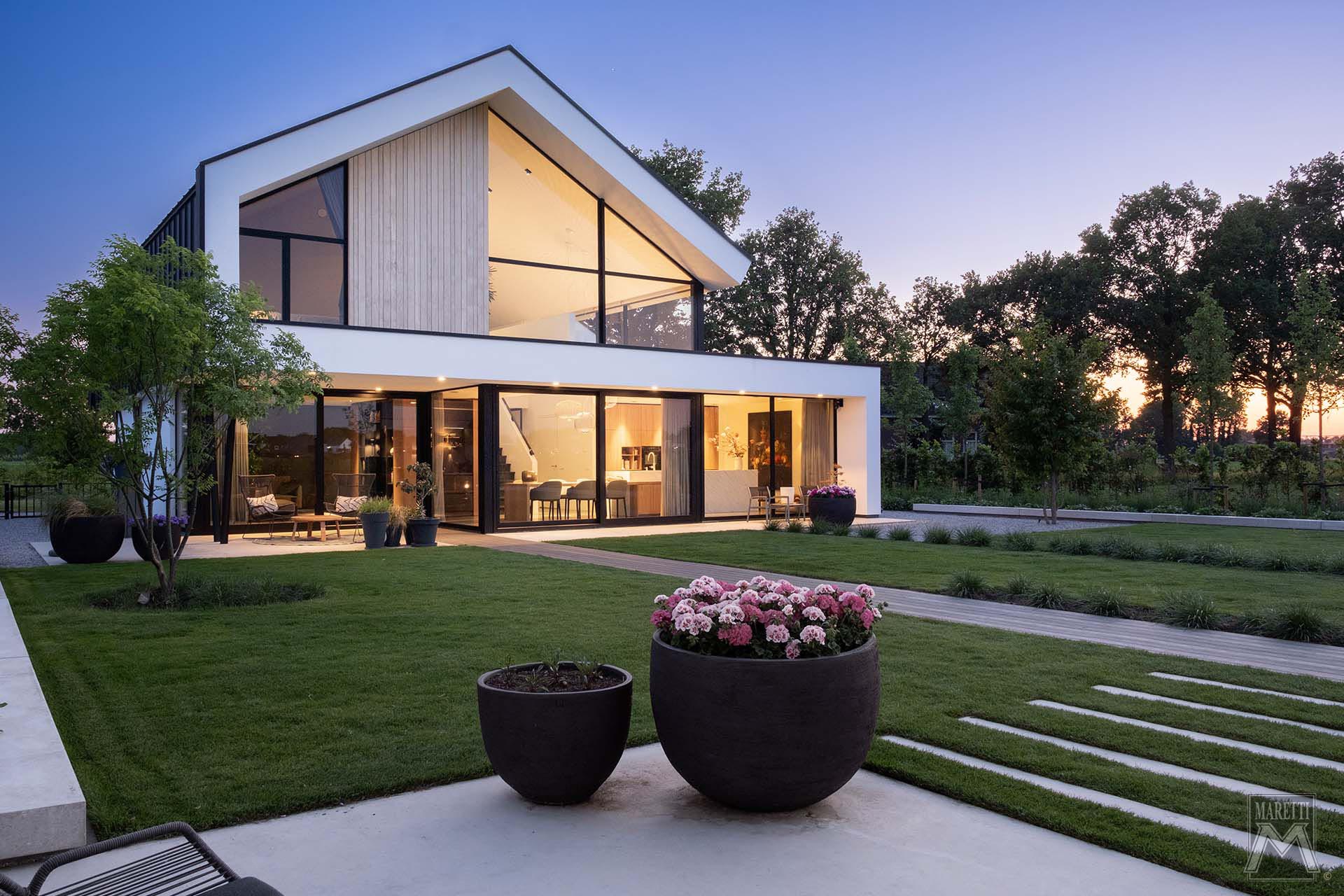 Projectverlichting Maretti Villa Hilvarenbeek