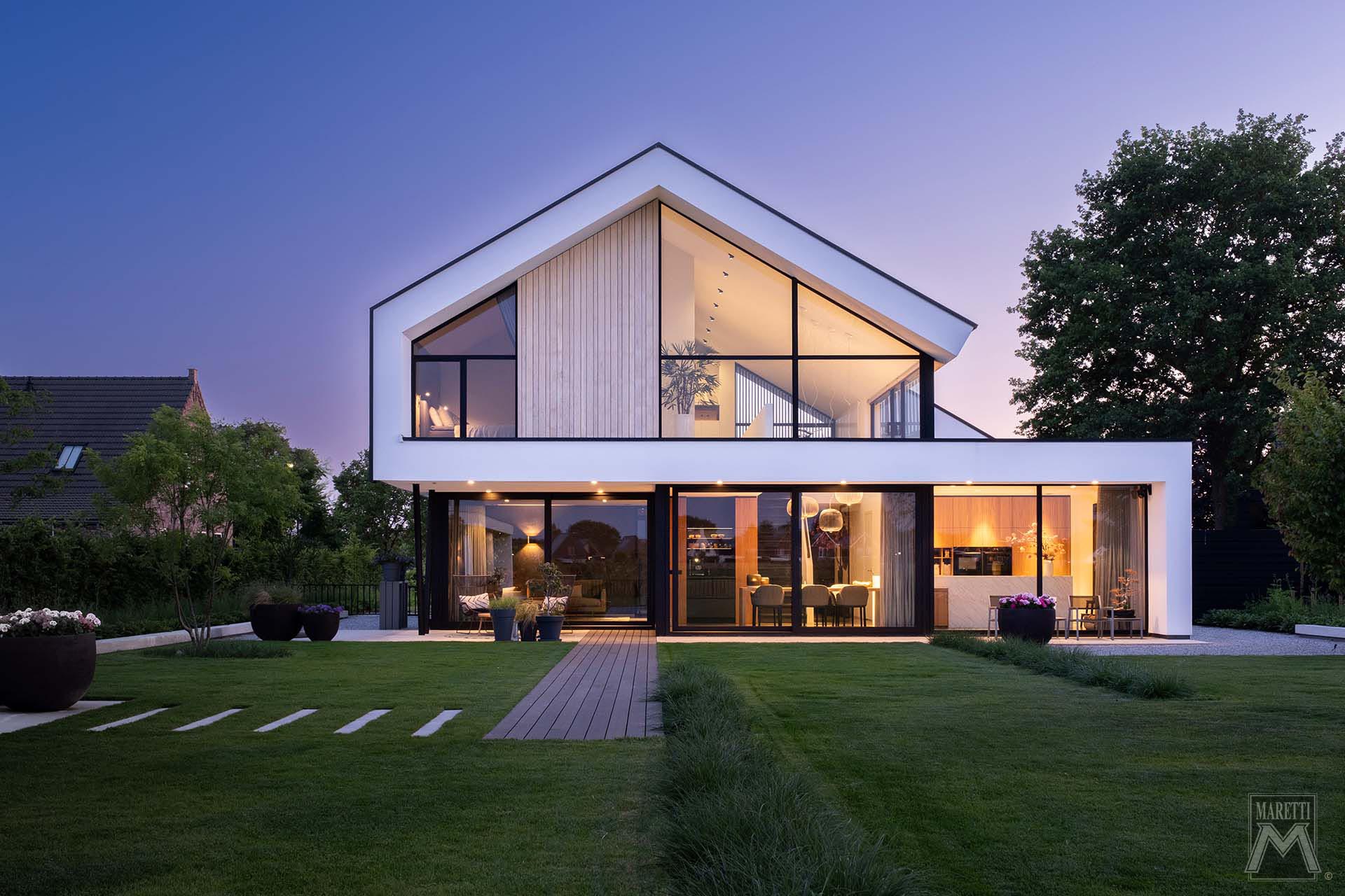 Projectverlichting Maretti Villa Hilvarenbeek