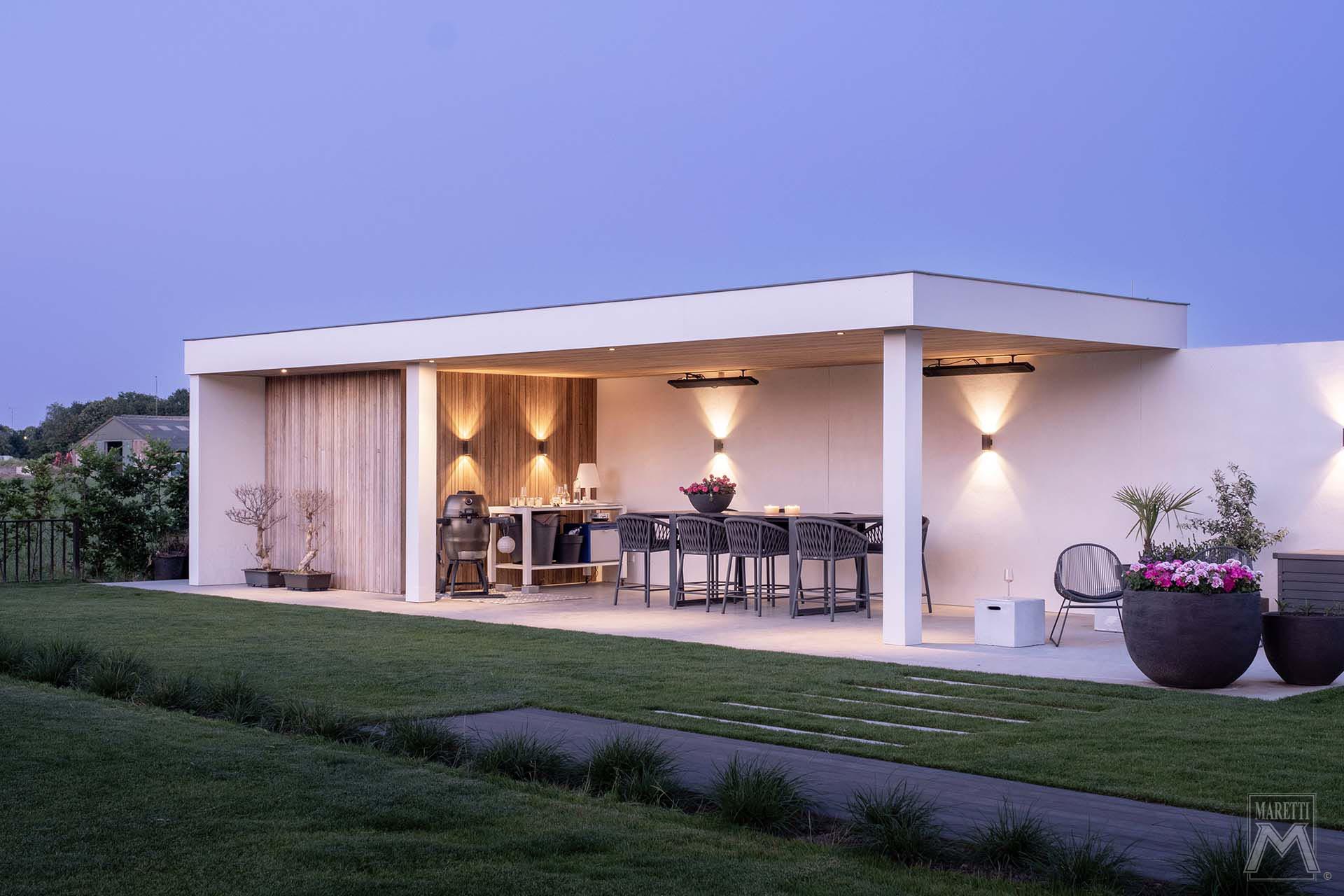 Projectverlichting Maretti Villa Hilvarenbeek
