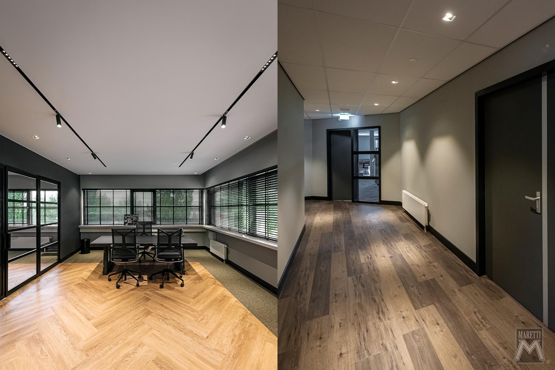Projectverlichting Kantoor Knipidee Maretti Lighting