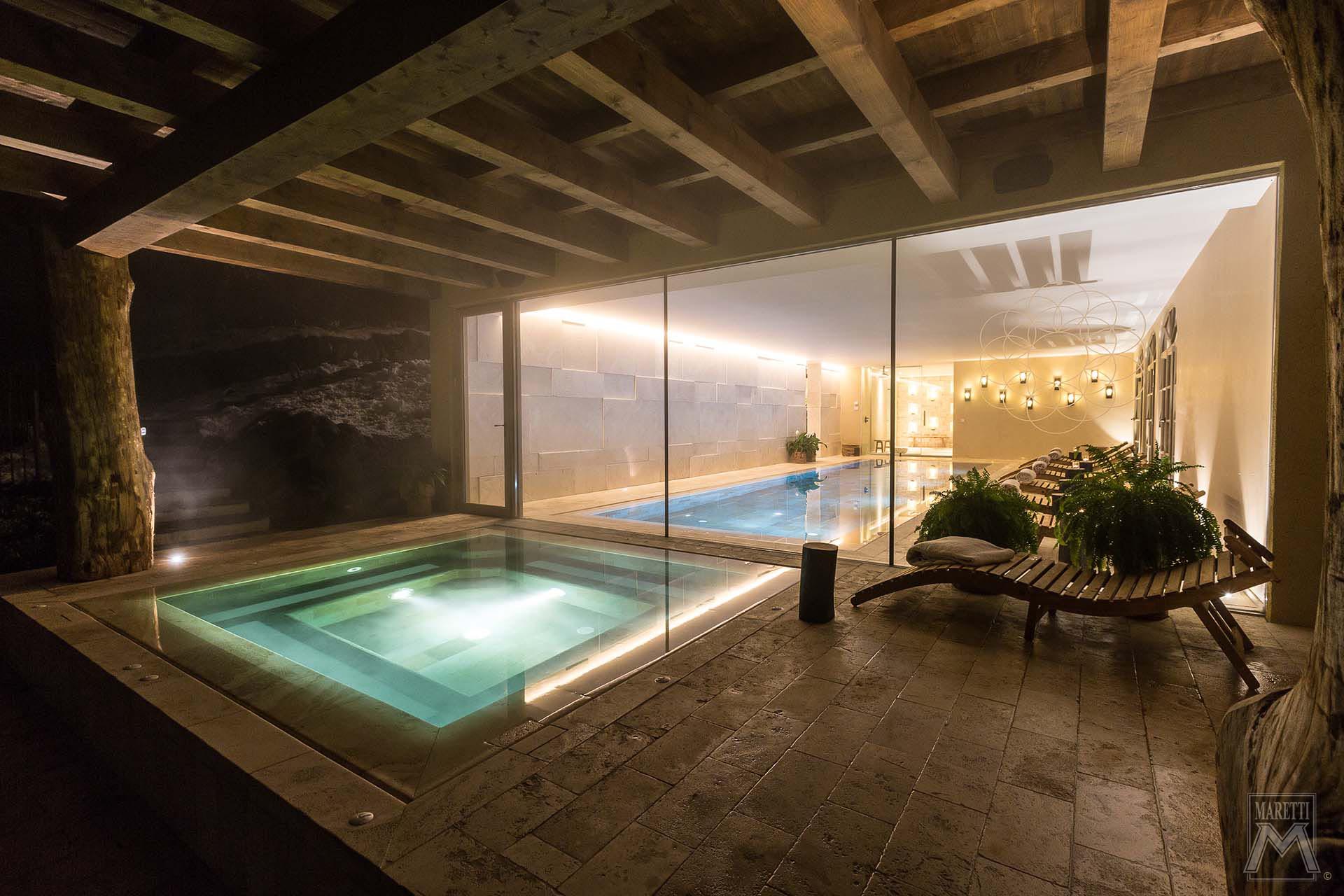 Projectverlichting Maretti Lighting Mandali retreat center