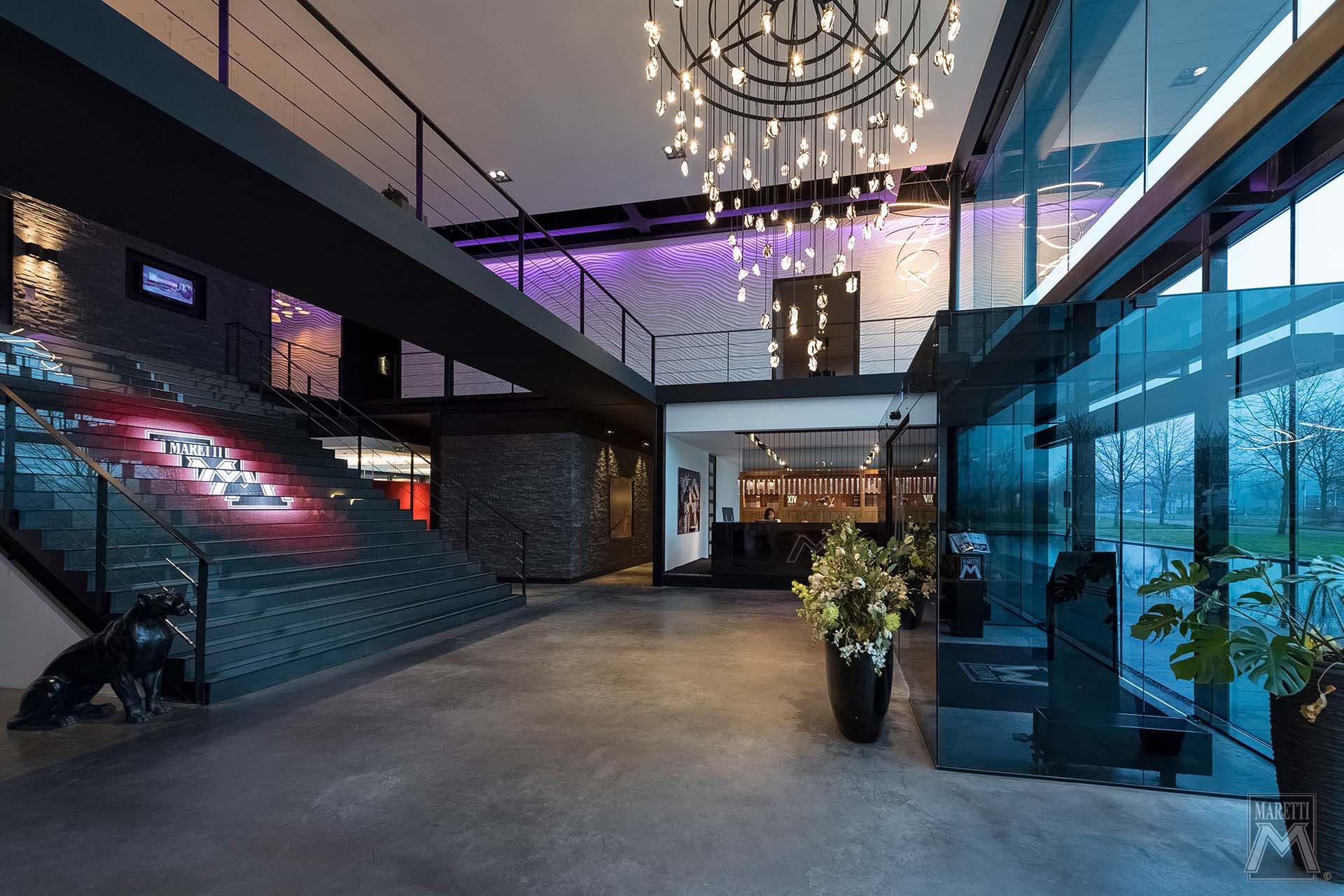 Projectverlichting Maretti Showroom Almere
