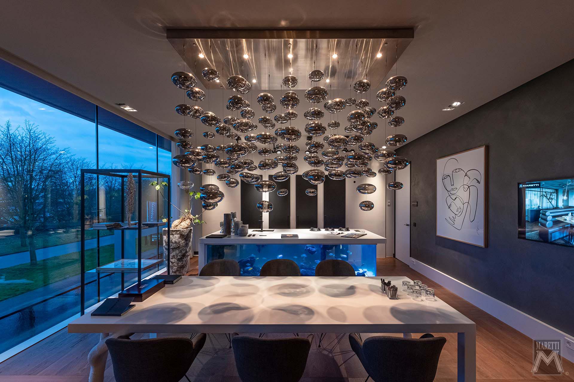 Projectverlichting Maretti Showroom Almere