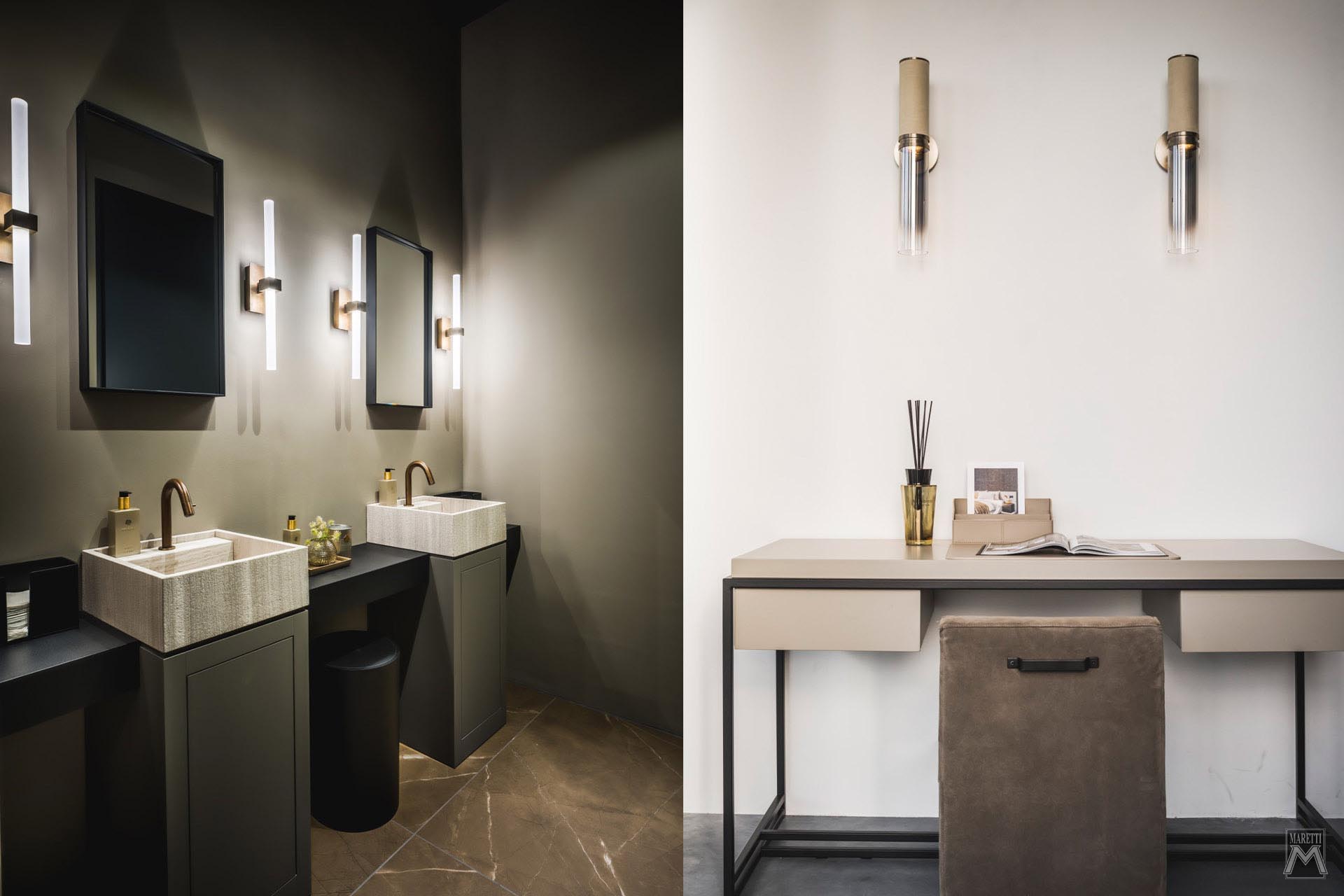 Projectverlichting Showroom Nilson Beds Maretti Lighting