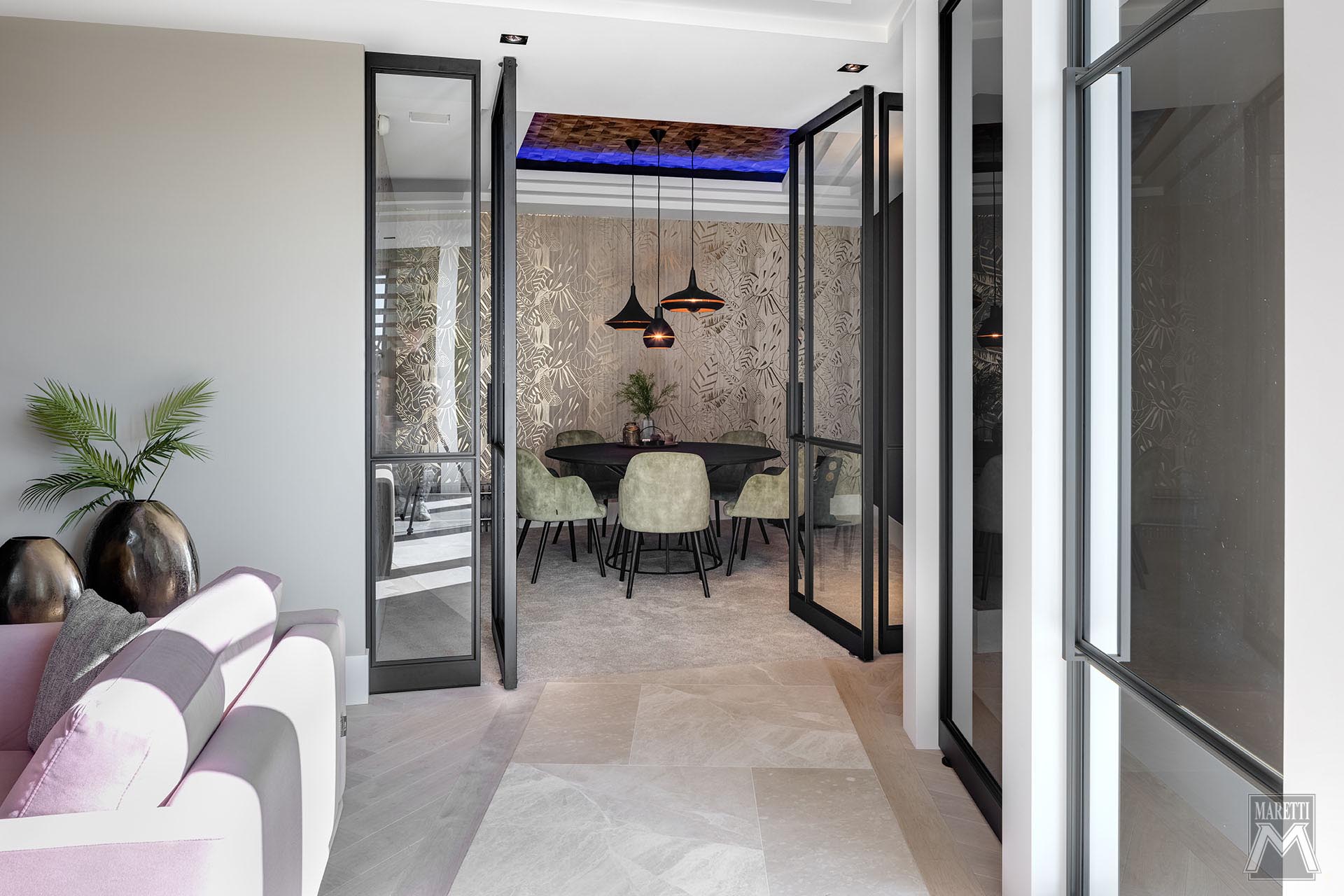 Projectverlichting Maretti Lighting Showroom De Rooy