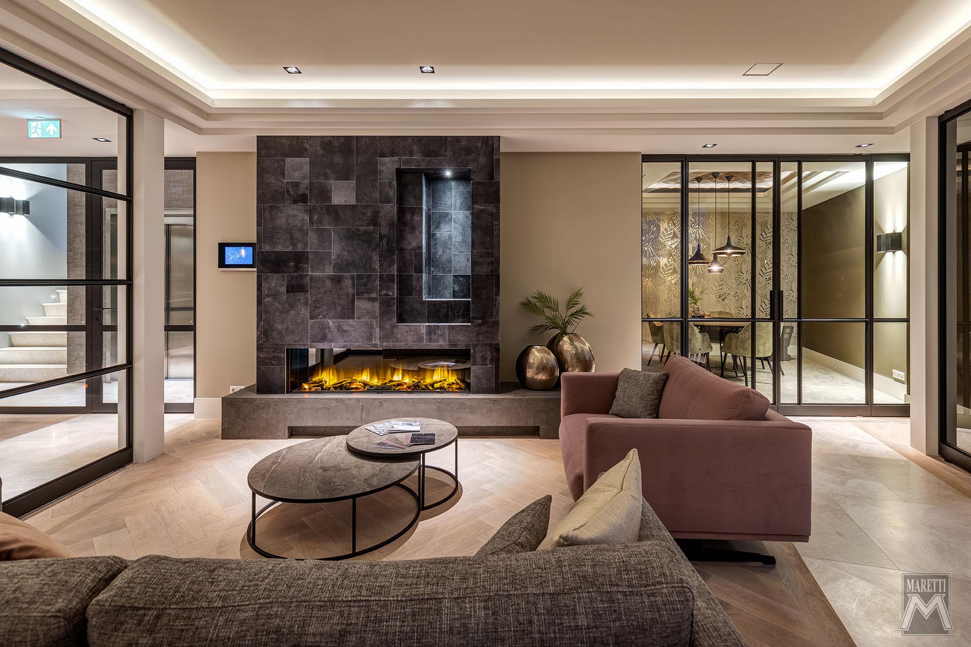 Projectverlichting Maretti Lighting Showroom De Rooy