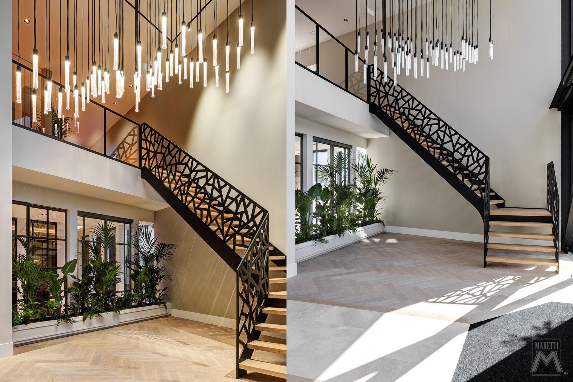 Projectverlichting Maretti Lighting Showroom De Rooy