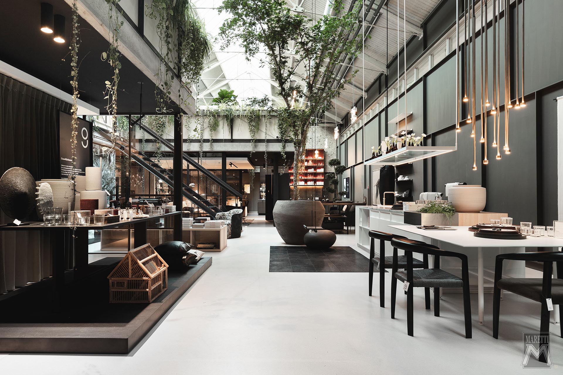 Projectverlichting Maretti Lighting Showrooms Grand Johnson