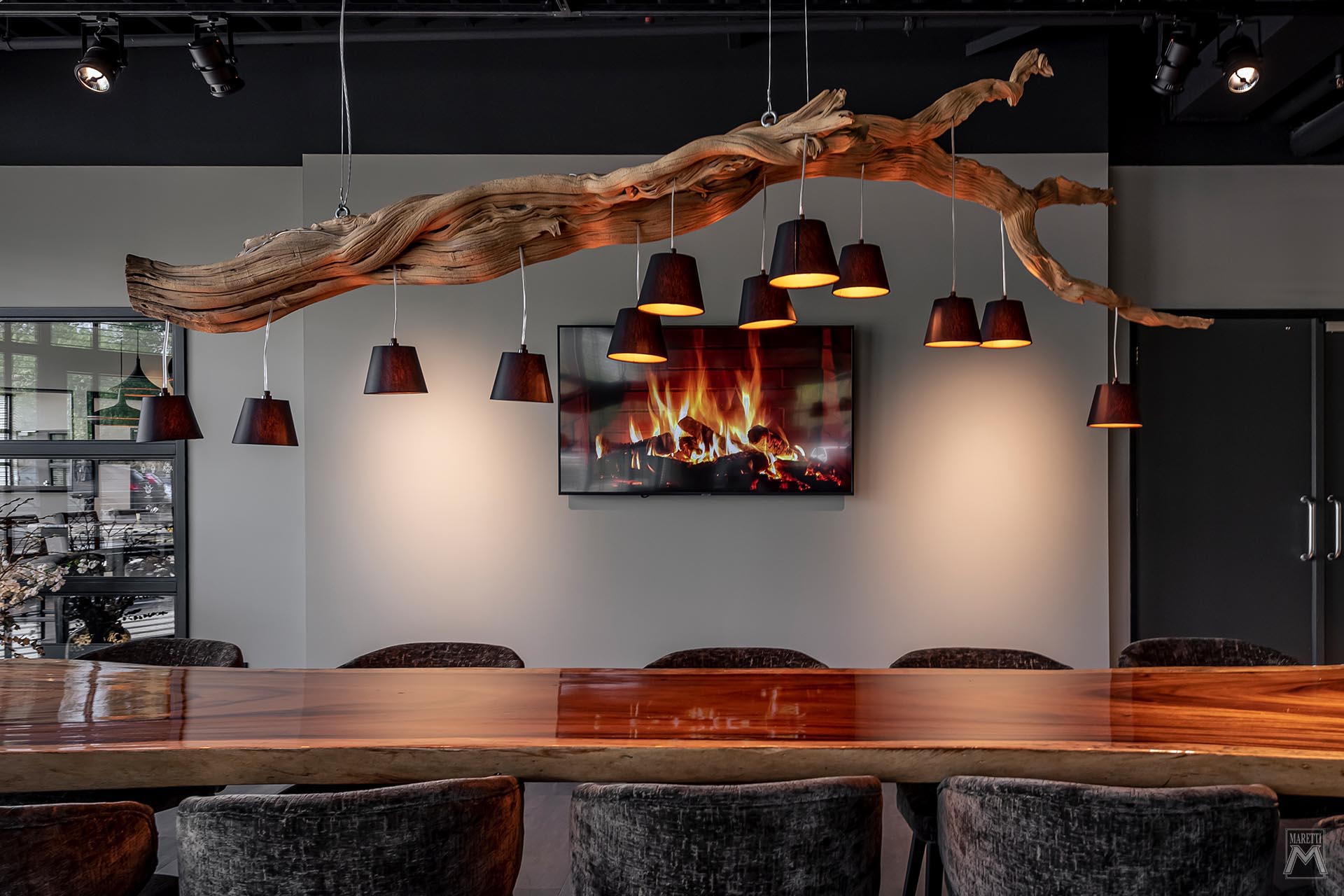Projectverlichting Showroom Knipidee Maretti Lighting