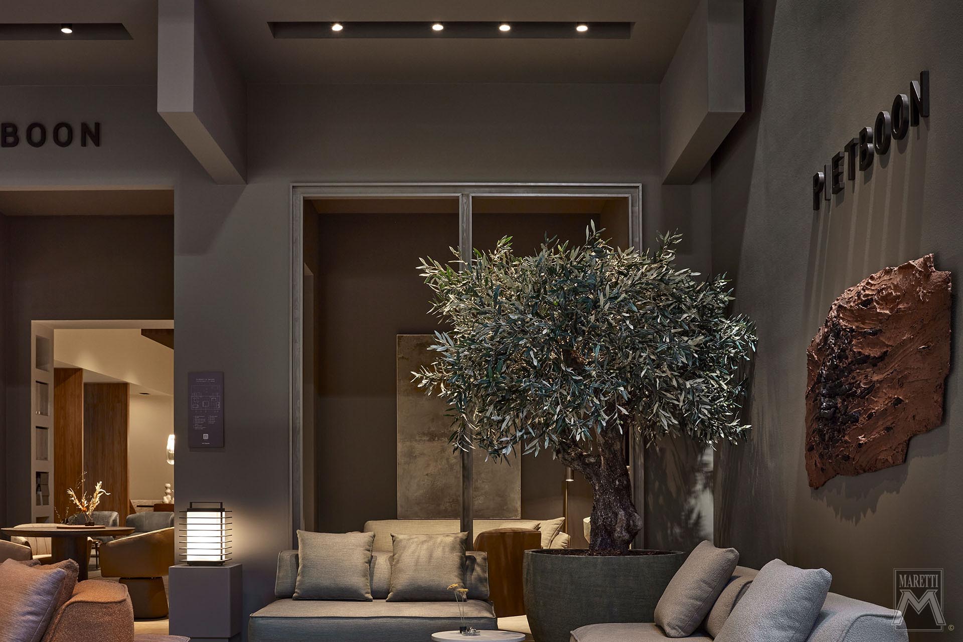 Projectverlichting Maretti Kantoor Showrooms Piet Boon Milan