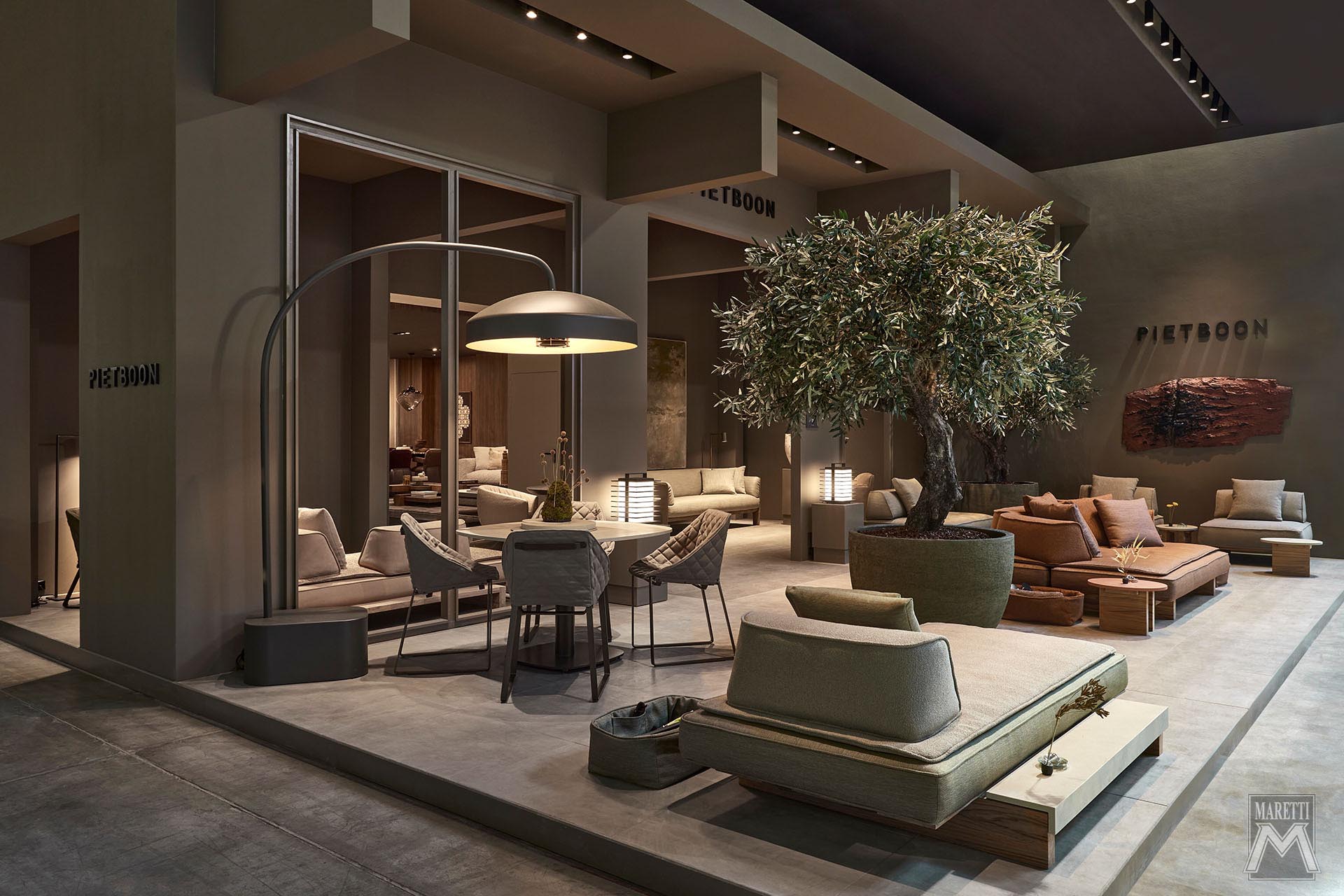 Projectverlichting Maretti Kantoor Showrooms Piet Boon Milan