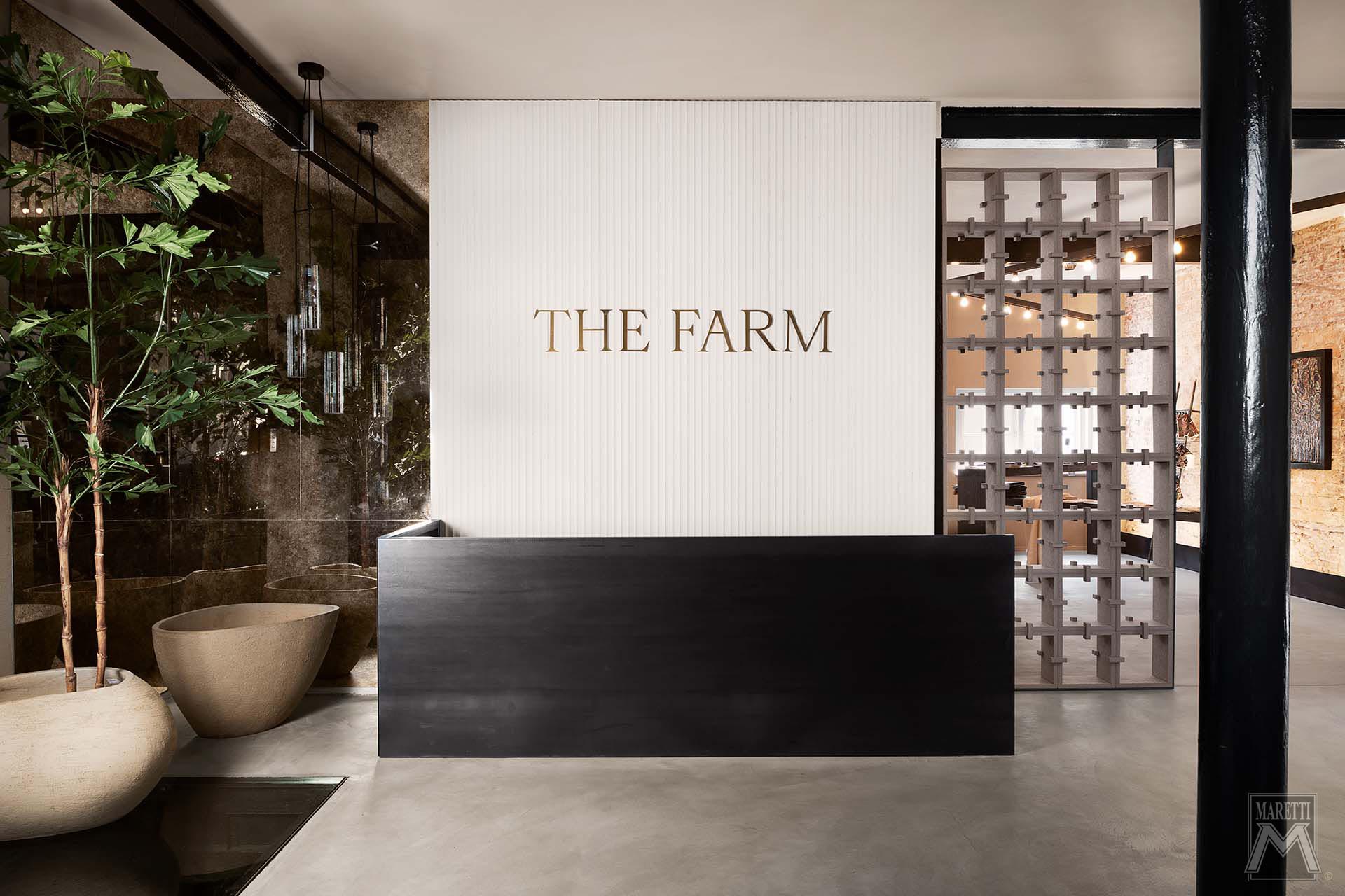 Projectverlichting Maretti Showroom The Farm