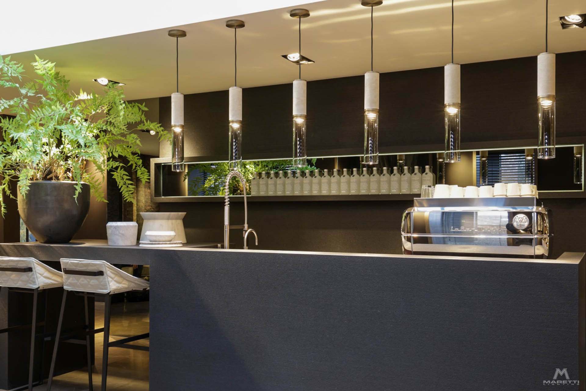 Projectverlichting Maretti Lenarduzzi Showroom