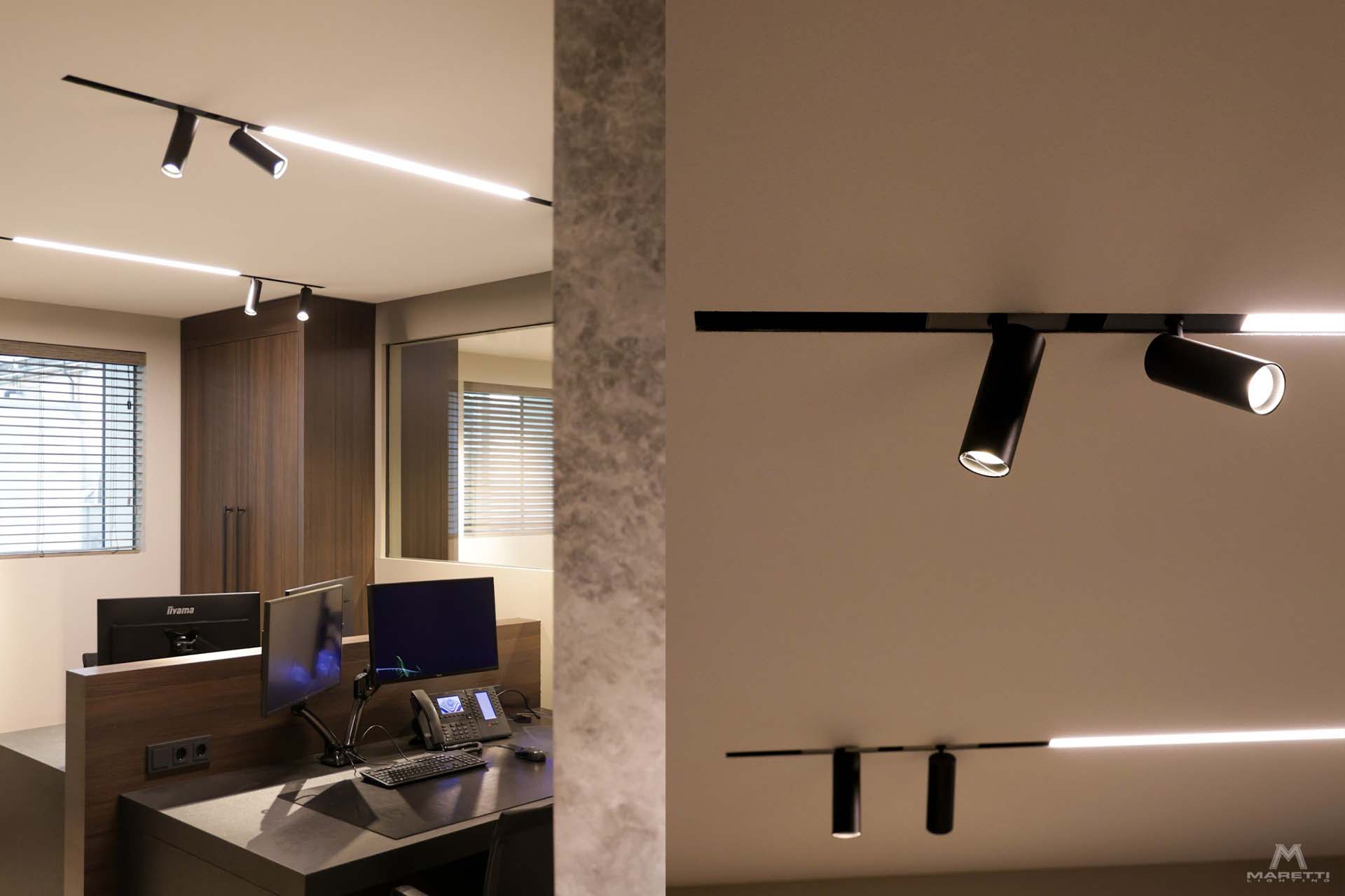Projectverlichting Maretti Lenarduzzi Showroom