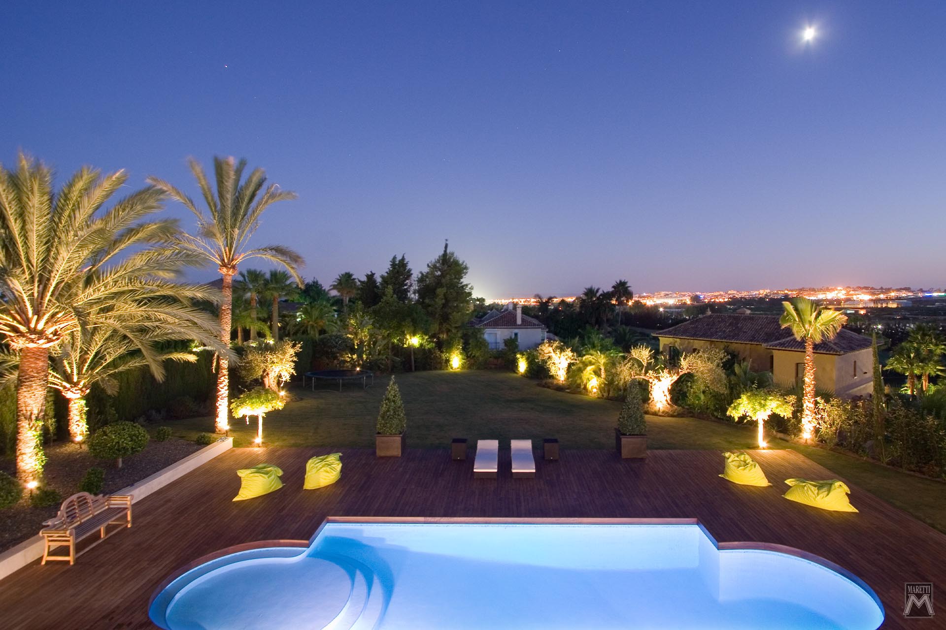 Projectverlichting International Luxe Villa Broekhof Spanje