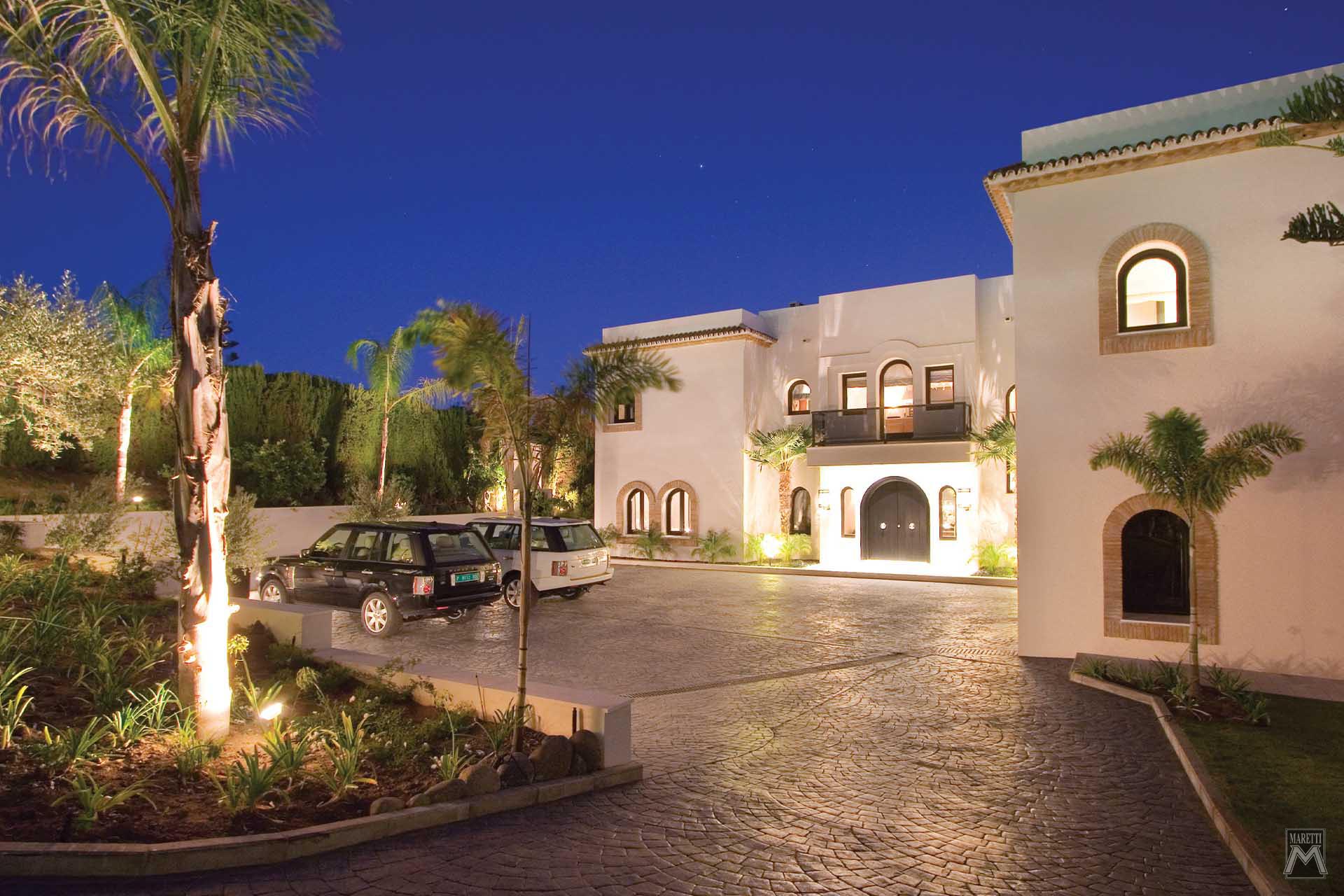 Projectverlichting International Luxe Villa Broekhof Spanje
