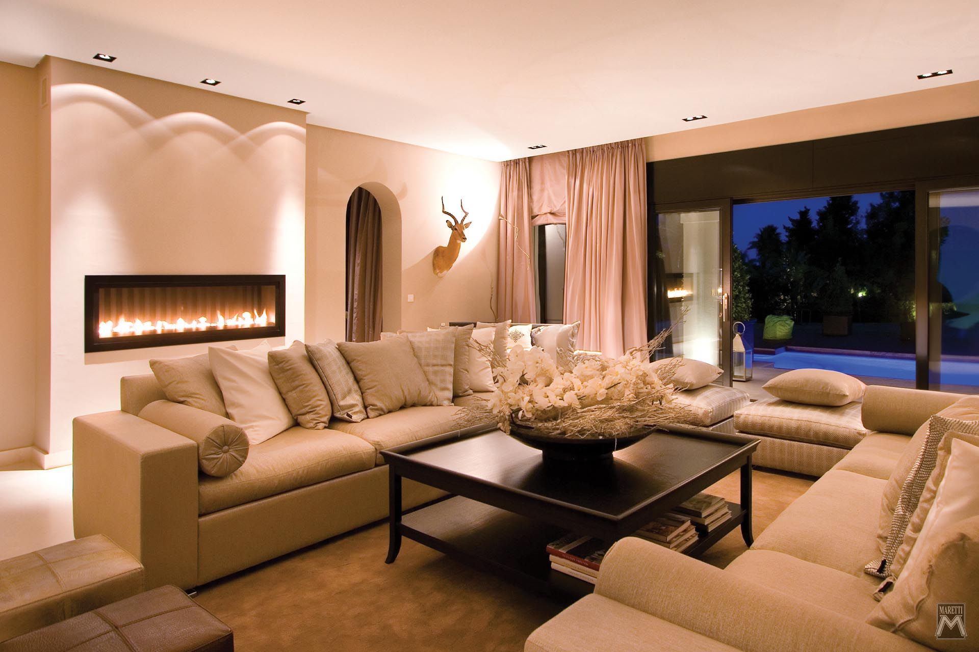 Projectverlichting International Luxe Villa Broekhof Spanje