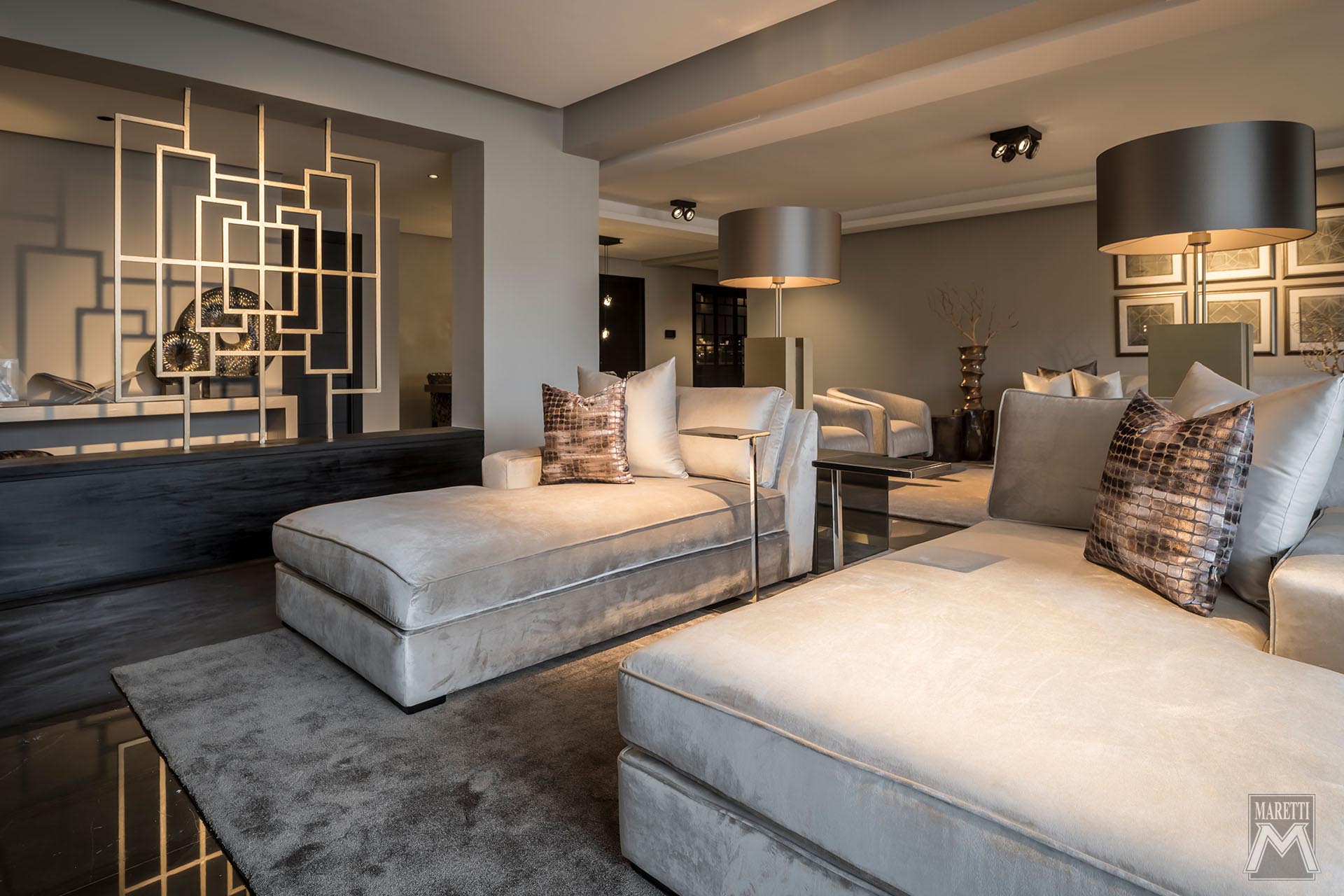 Projectverlichting Maretti Villa Tanger
