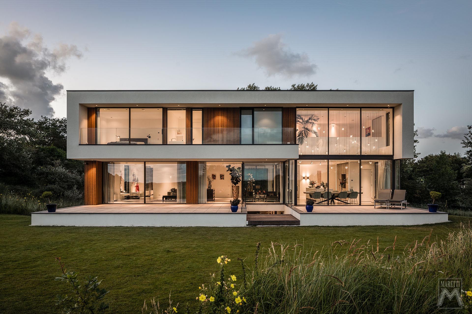 Projectverlichting Villa Jules Zwijssen Maretti Lighting
