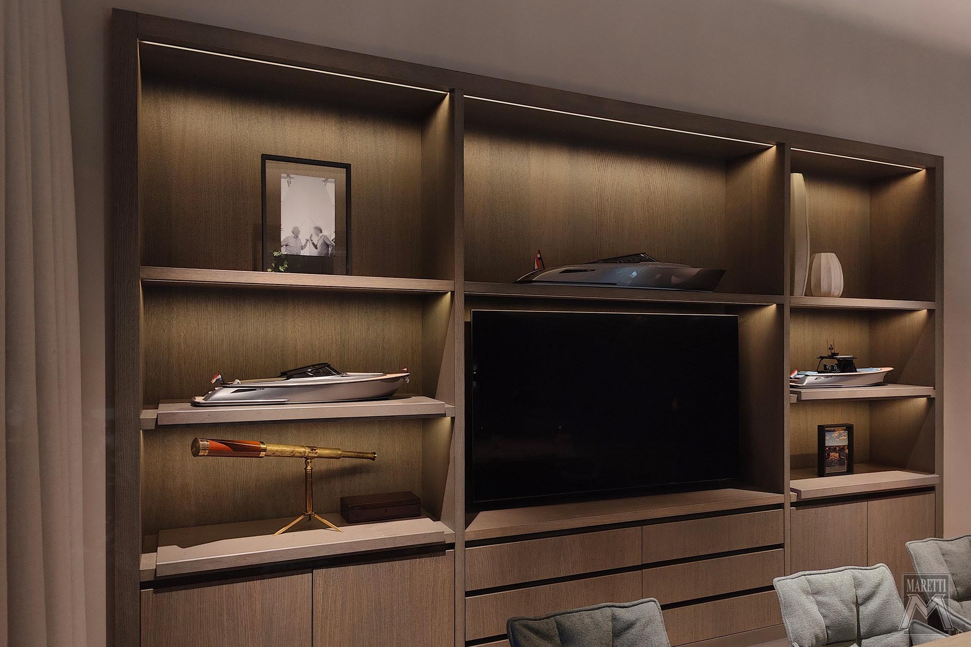 Projectverlichting Kantoor Wajer Heeg en Boathouse Maretti Lighting